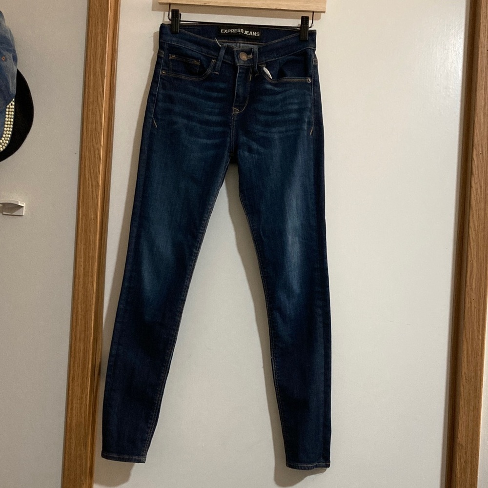Express Women’s Indigo Skinny Jeans